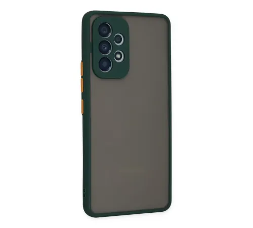 Samsung Galaxy A73 5G Kılıf Montreal Silikon Kapak - Yeşil