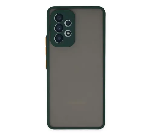 Samsung Galaxy A73 5G Kılıf Montreal Silikon Kapak - Yeşil