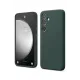 Samsung Galaxy S24 FE Kılıf First Silikon - Koyu Yeşil