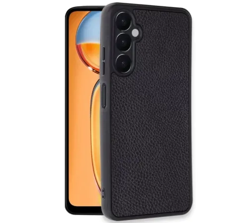 Samsung Galaxy S24 FE Kılıf Aras Deri Kapak - Siyah
