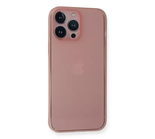 Apple iPhone 14 Pro Kılıf PP Ultra İnce Kapak - Pembe