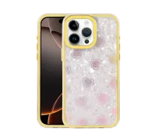 Apple iPhone 15 Pro Lumi Desenli Kapak - Sarı