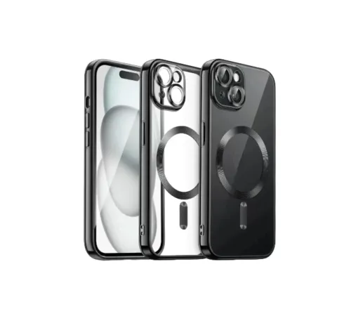 Apple iPhone 15 Kılıf Kross Magneticsafe Kapak - Siyah
