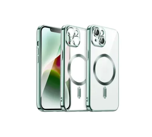 Apple iPhone 15 Kılıf Kross Magneticsafe Kapak - Koyu Yeşil