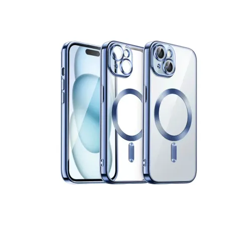 Apple iPhone 15 Kılıf Kross Magneticsafe Kapak - Sierra Blue
