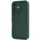 Apple iPhone 16 Kılıf Viera Silikon - Koyu Yeşil