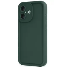 Apple iPhone 16 Kılıf Viera Silikon - Koyu Yeşil