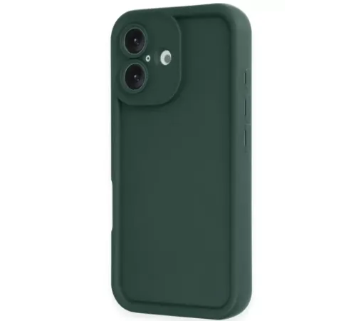 Apple iPhone 16 Kılıf Viera Silikon - Koyu Yeşil