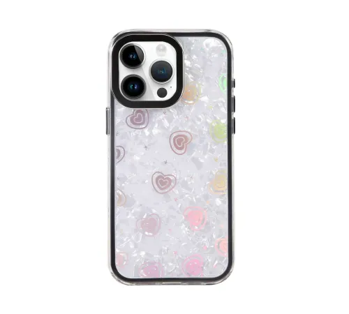 Apple iPhone 15 Pro Max Lumi Desenli Kapak - Siyah