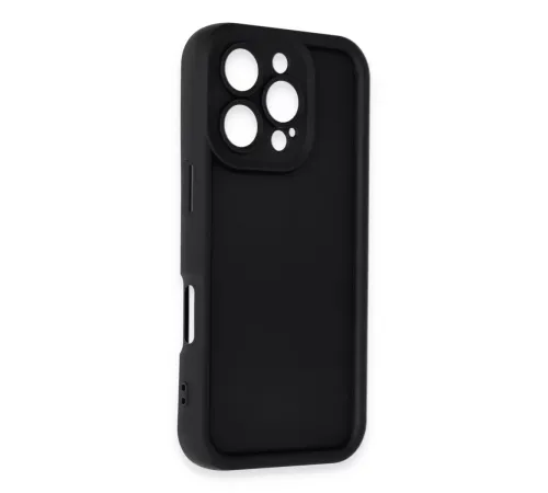 Apple iPhone 16 Pro Kılıf Viera Silikon - Siyah