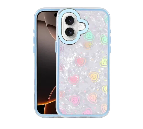 Apple iPhone 16 Lumi Desenli Kapak - Mavi