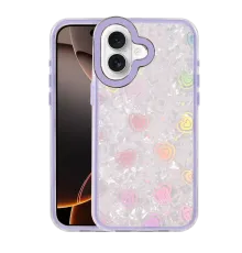 Apple iPhone 16 Lumi Desenli Kapak - Mor