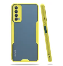 Huawei P Smart 2021 Kılıf Platin Silikon - Sarı