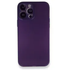 Apple iPhone 14 Pro Max Kılıf PP Ultra İnce Kapak - Mor