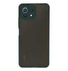 Xiaomi Mİ 11 Lite Kılıf Montreal Silikon Kapak - Yeşil