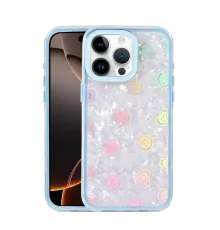 Apple iPhone 16 Pro Lumi Desenli Kapak - Mavi