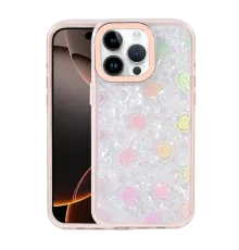 Apple iPhone 16 Pro Lumi Desenli Kapak - Pembe