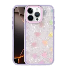 Apple iPhone 16 Pro Max Lumi Desenli Kapak - Mor