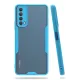 Huawei P Smart 2021 Kılıf Platin Silikon - Mavi