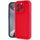 Apple iPhone 16 Pro Max Kılıf Viera Silikon - Kırmızı