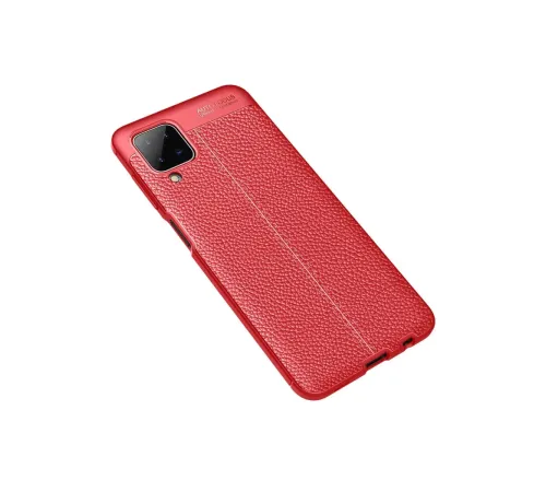 Samsung Galaxy A12 Kılıf Auto Focus Kapak - Kırmızı