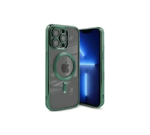 Apple iPhone 15 Pro Kılıf Kross Magneticsafe Kapak - Koyu Yeşil