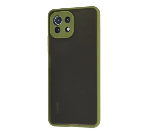 Xiaomi Mİ 11 Lite Kılıf Montreal Silikon Kapak - Açık Yeşil