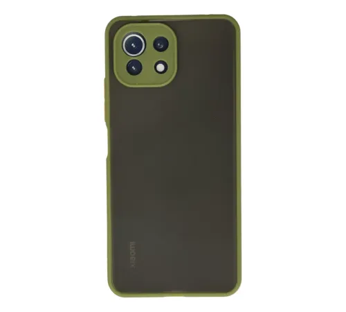 Xiaomi Mİ 11 Lite Kılıf Montreal Silikon Kapak - Açık Yeşil