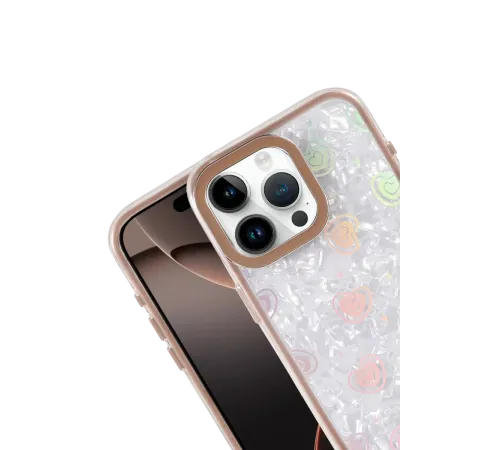 Apple iPhone 16 Pro Max Lumi Desenli Kapak - Çöl Titanyum