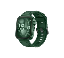 Huawei Fit 4 Nova Silikon Kordon - Koyu Yeşil