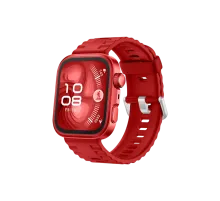 Huawei Fit 4 Nova Silikon Kordon - Kırmızı