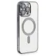 Apple iPhone 15 Pro Kılıf Kross Magneticsafe Kapak - Titan Gri