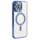 Apple iPhone 15 Pro Kılıf Kross Magneticsafe Kapak - Lacivert