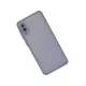 Samsung Galaxy A02 Kılıf Montreal Silikon Kapak - Gri