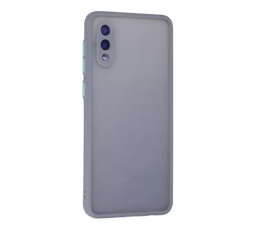 Samsung Galaxy A02 Kılıf Montreal Silikon Kapak - Gri