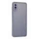 Samsung Galaxy A02 Kılıf Montreal Silikon Kapak - Gri