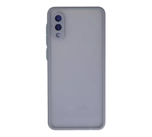 Samsung Galaxy A02 Kılıf Montreal Silikon Kapak - Gri