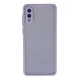 Samsung Galaxy A02 Kılıf Montreal Silikon Kapak - Mor