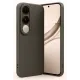 Vivo V50 Lite 4G Auto Focus Karbon Kapak - Kahverengi