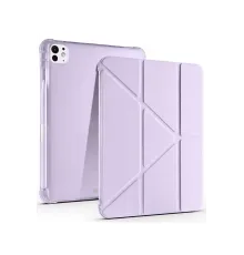 Apple iPad Air 13 (2024) Kılıf Kalemlikli Mars Tablet Kılıfı - Lila