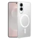 Samsung Galaxy S25 Edge Kılıf PC Zara Magsafe Şeffaf Kılıf - Şeffaf