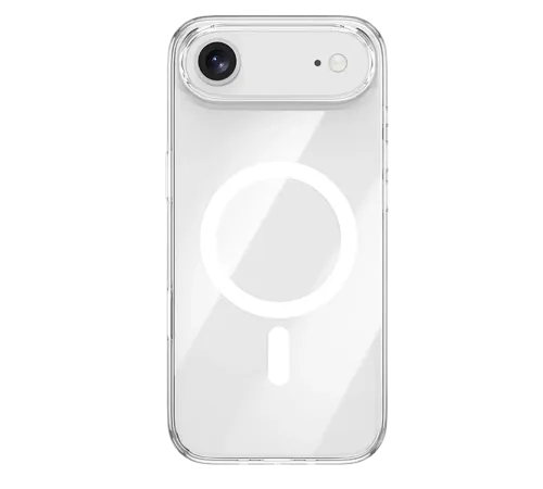 Apple iPhone 17 Air Kılıf Pc Real Magsafe Kapak - Şeffaf