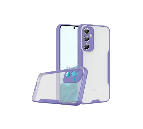 Samsung Galaxy A24 4G Kılıf Platin Silikon - Lila