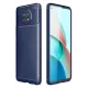 Xiaomi Redmi Note 9 5G Kılıf Auto Focus Karbon Kapak - Lacivert