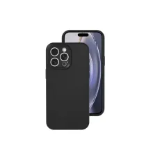 Apple iPhone 16 Pro Kılıf Nano içi Kadife Silikon - Siyah