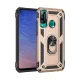 Huawei P40 Lite E Kılıf Sofya Yüzüklü Silikon Kapak - Gold