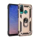 Huawei P40 Lite E Kılıf Sofya Yüzüklü Silikon Kapak - Gold