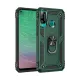 Huawei P40 Lite E Kılıf Sofya Yüzüklü Silikon Kapak - Yeşil