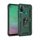 Huawei P40 Lite E Kılıf Sofya Yüzüklü Silikon Kapak - Yeşil