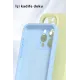 Apple iPhone 16 Pro Kılıf Nano içi Kadife Silikon - Mavi